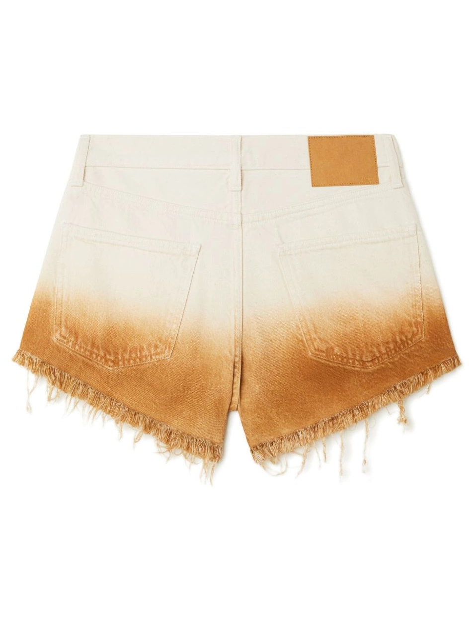 Affordable denim Bright Women Alanui Hues gradient shorts 0729